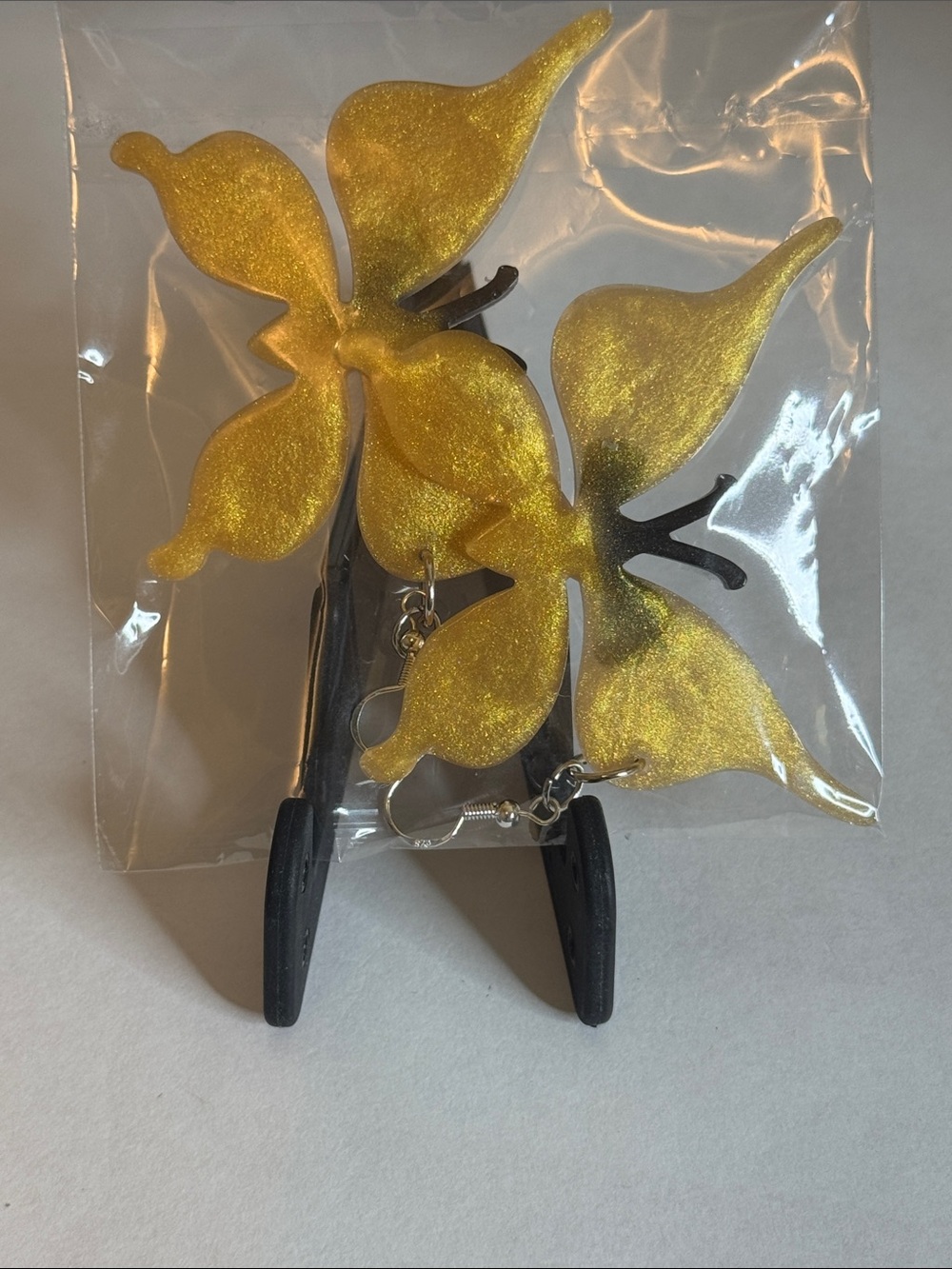 Women’s Yellow Flower Drop Earrings